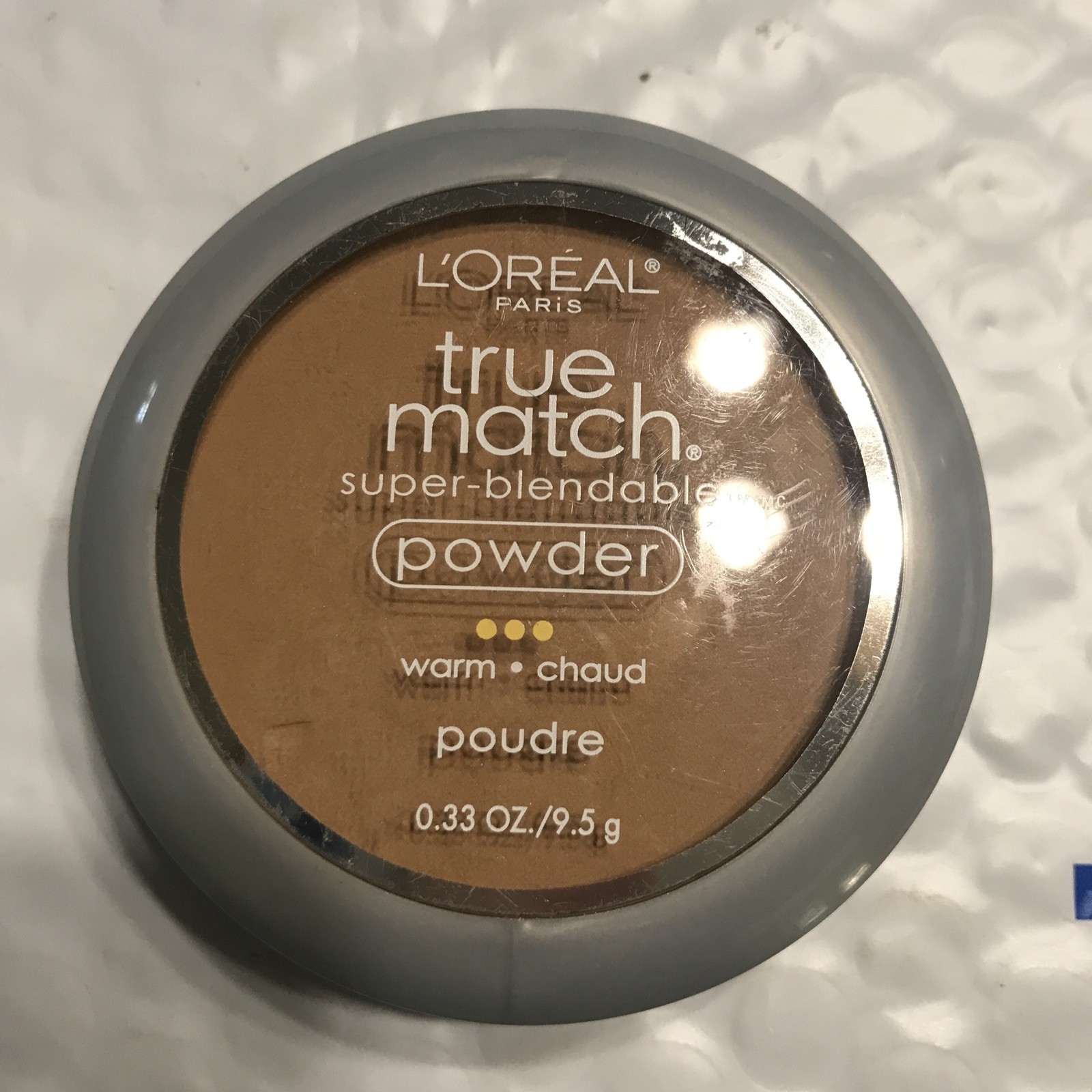 LOREAL True Match Super Blendable Powder W7 CARAMEL BEIGE uns NWOB FLAW (no app)