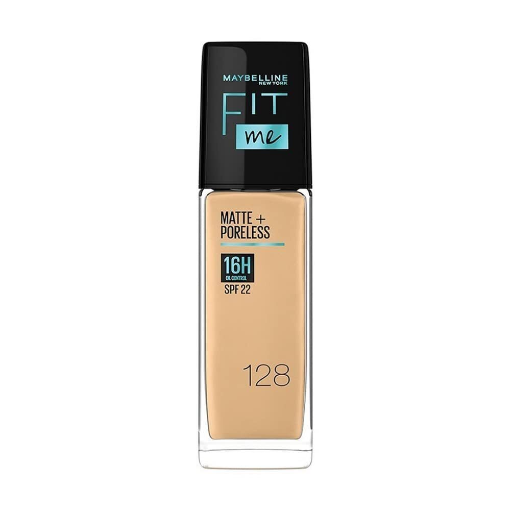 Maybelline New York Liquid Foundation, Fit Me Matte + Poreless, Absorb Oil, 30ml
