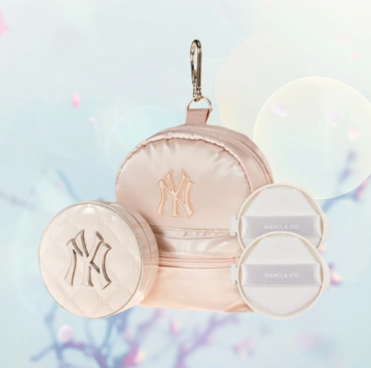 MLB X Banila Co Cream Glaze Edition Cushion Set – 1Cushion case 2 Refills + MLB