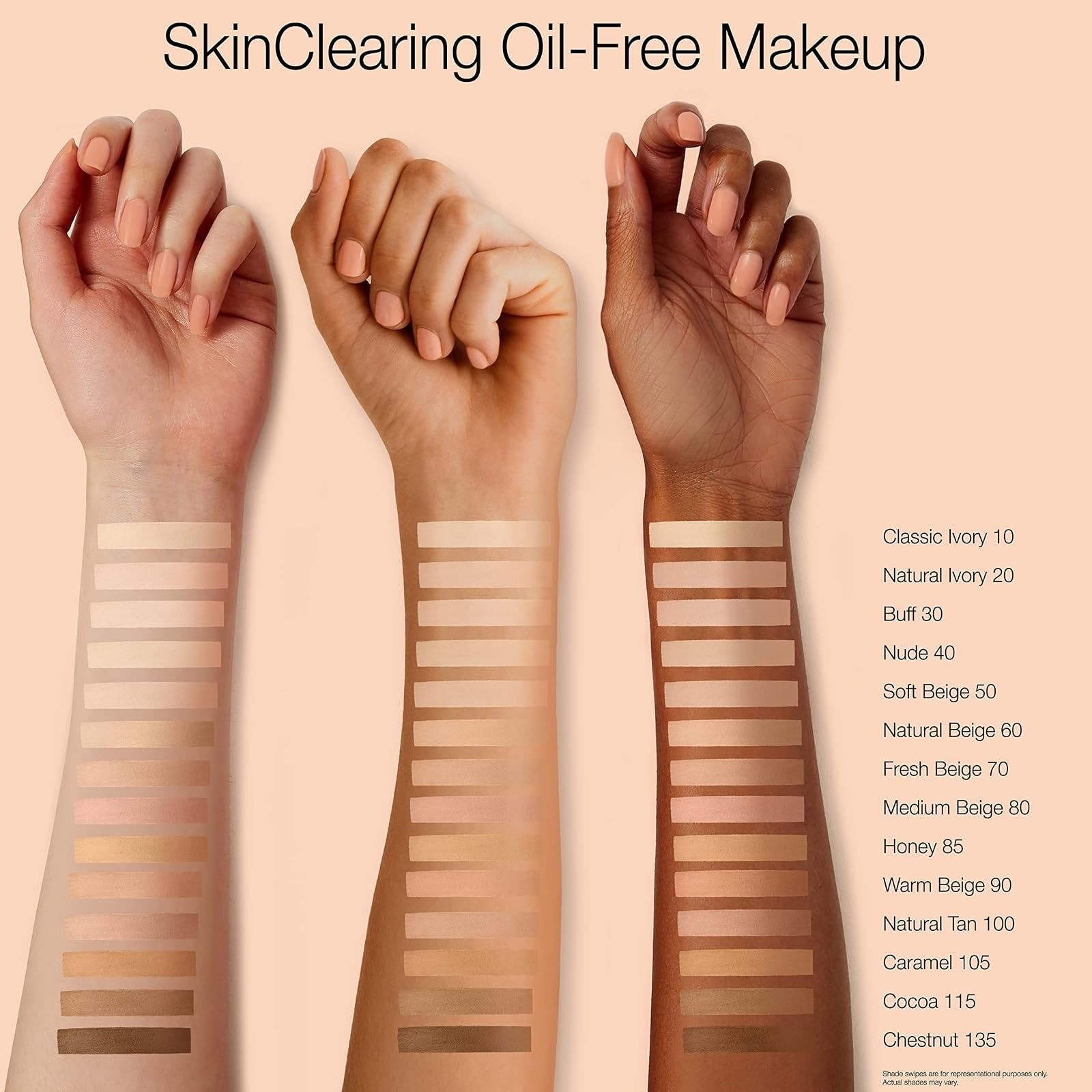 Neutrogena SkinClearing Liquid Foundation 20 Natural Ivory 1 fl oz