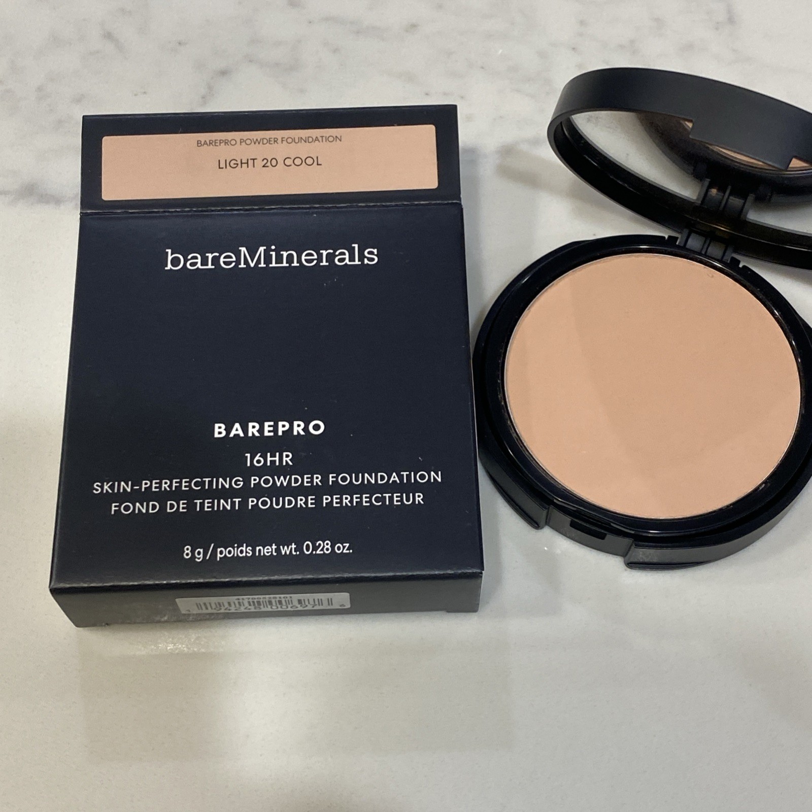 Bare Minerals Barepro 16 Hour Skin Perfecting Powder Foundation Light 20 Cool