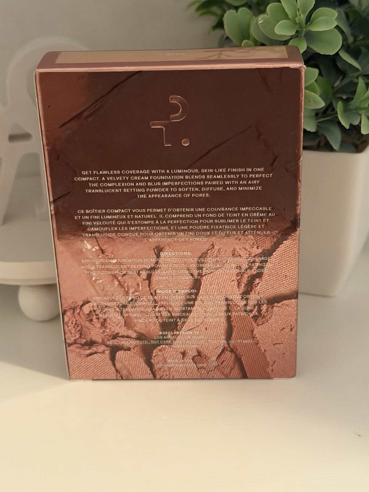 Patrick Ta Major Skin Crème Foundation & Finishing Powder Duo Fair 2 0.42 oz
