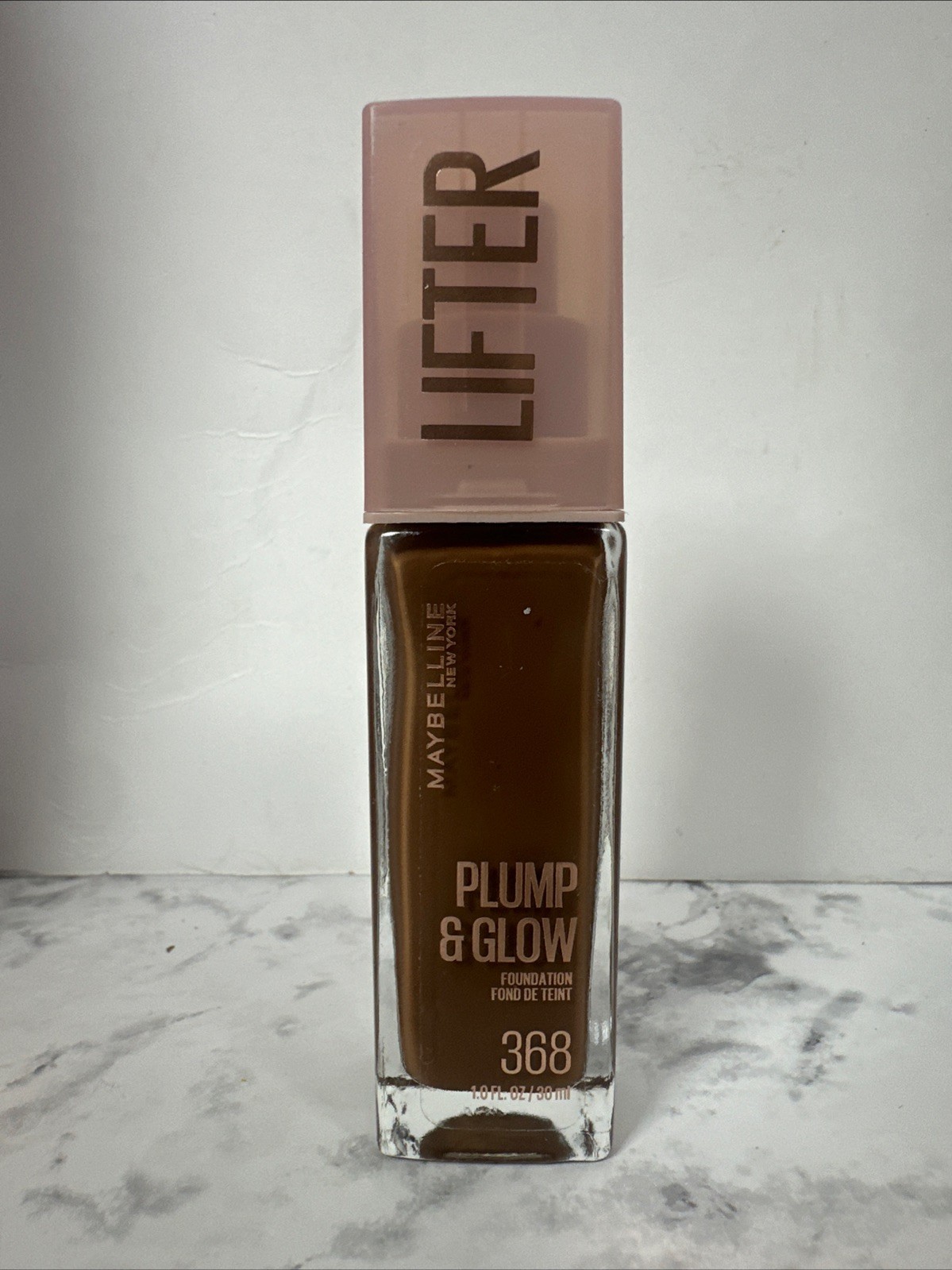Maybelline Lifter Plump & Glow Foundation Hyaluronic Acid Shade 368 Dark