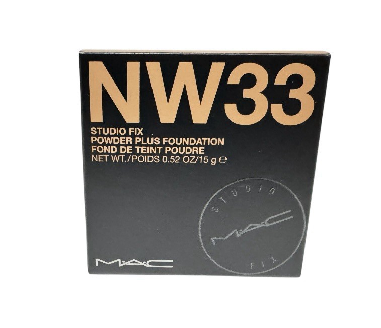 MAC Studio Fix Powder Plus Foundation NW33Full Size 0.52oz/15g New in Box