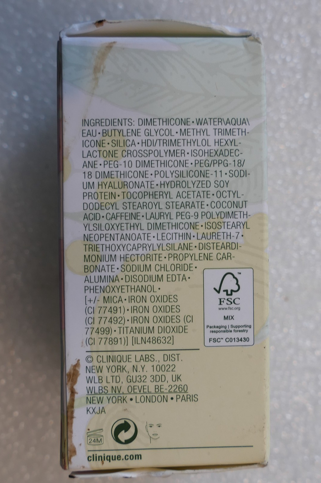 Clinque Superbalanced Makeup Normal to Oily Foundation-CN43 Nude Beige