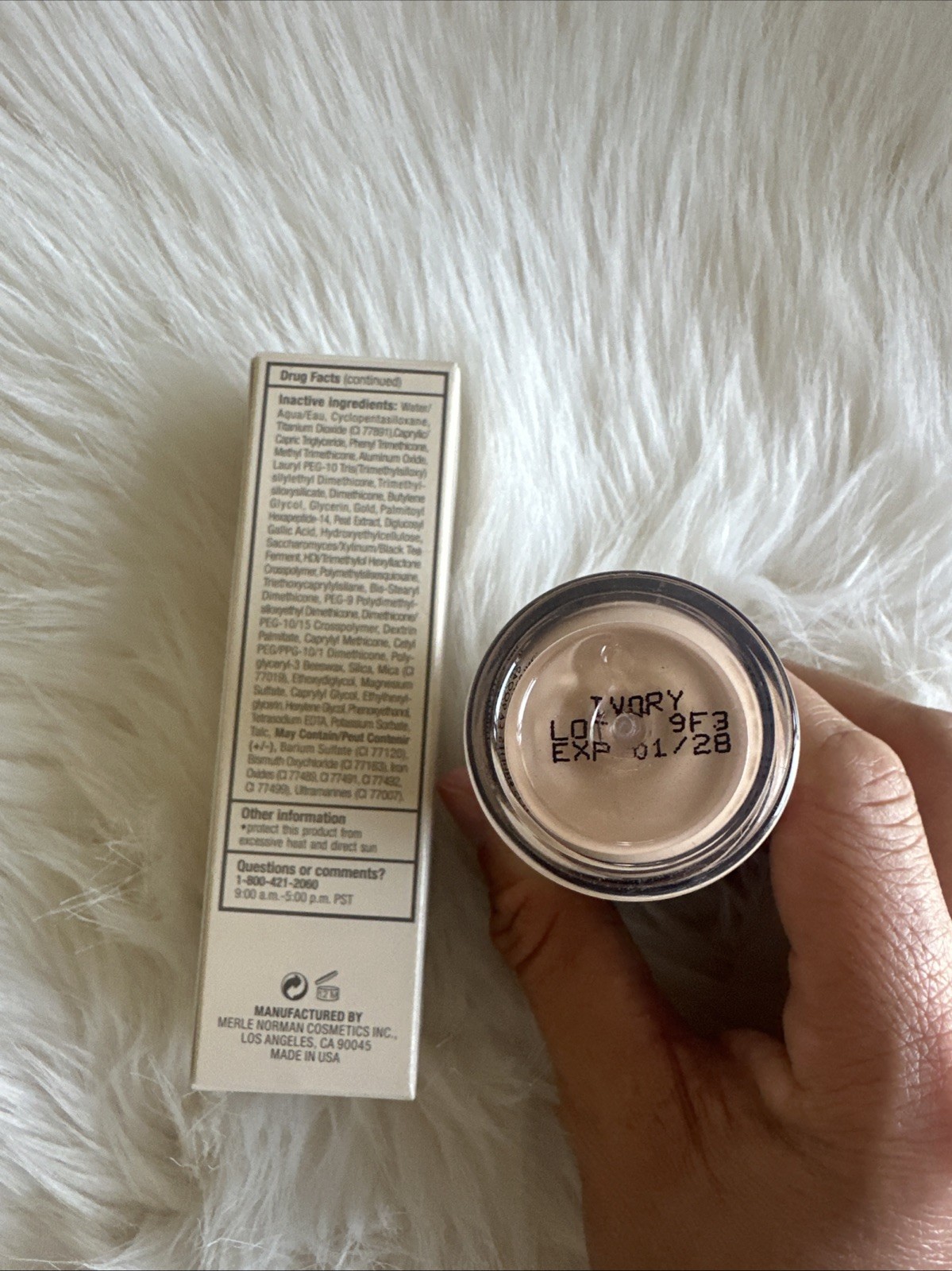 Merle Norman Timeless Foundation..Shade is IVORY..NEW Free shipping Exp 01/28