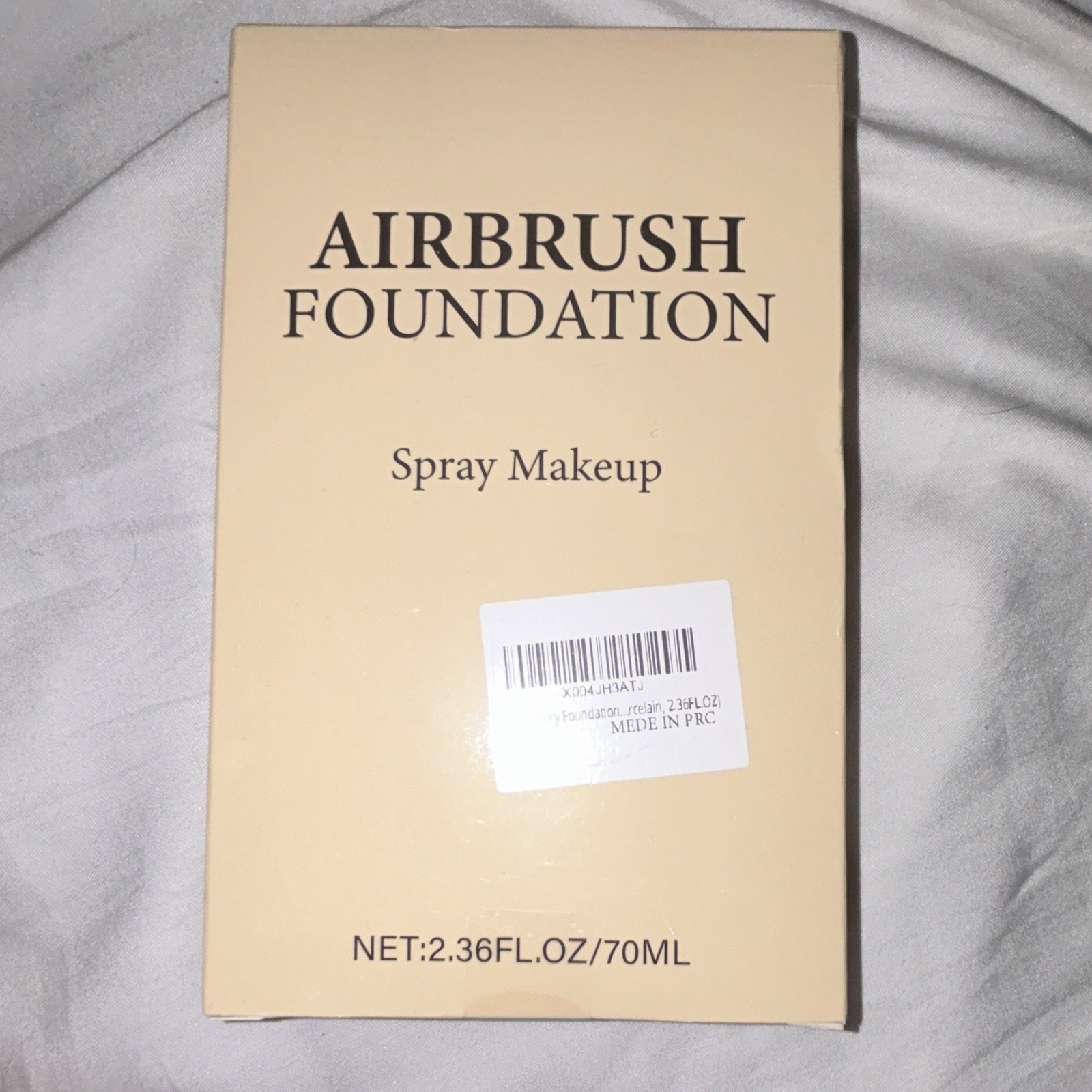 Airbrush Foundation Spray Makeup Sheer Lightweight Warm Porcelain 2.36 fl oz