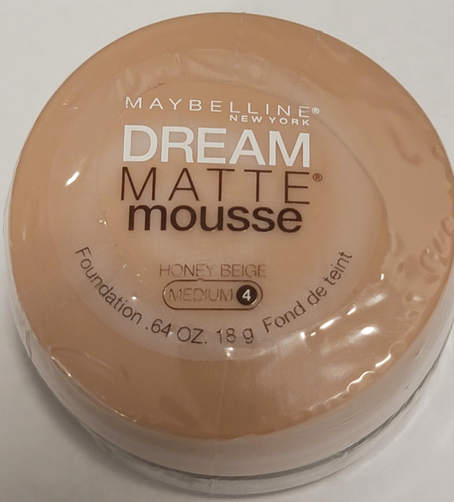 Maybelline Dream Matte Mousse HONEY BEIGE MEDIUM 4 Foundation