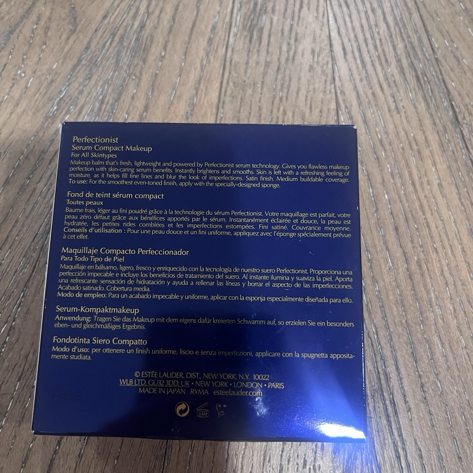 Estee Lauder Perfectionist Serum Compact Makeup 1C1 Cool Bone .35oz/10g New