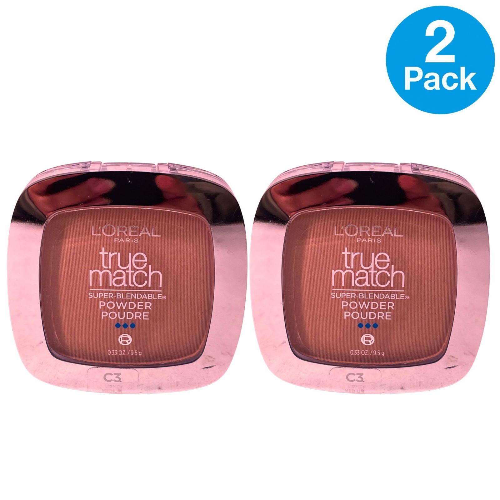 L Oreal Paris True Match Super Blendable Oil Free Foundation Powder C3 Light
