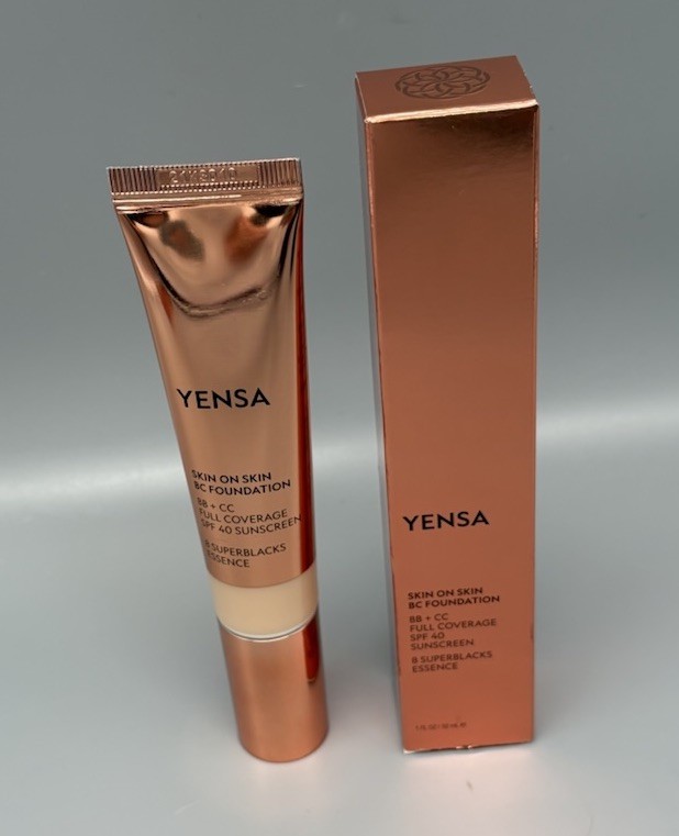 NIB Yensa Beauty Skin on Skin BC Foundation LIGHT WARM 1 fl oz Sold Out HTF!