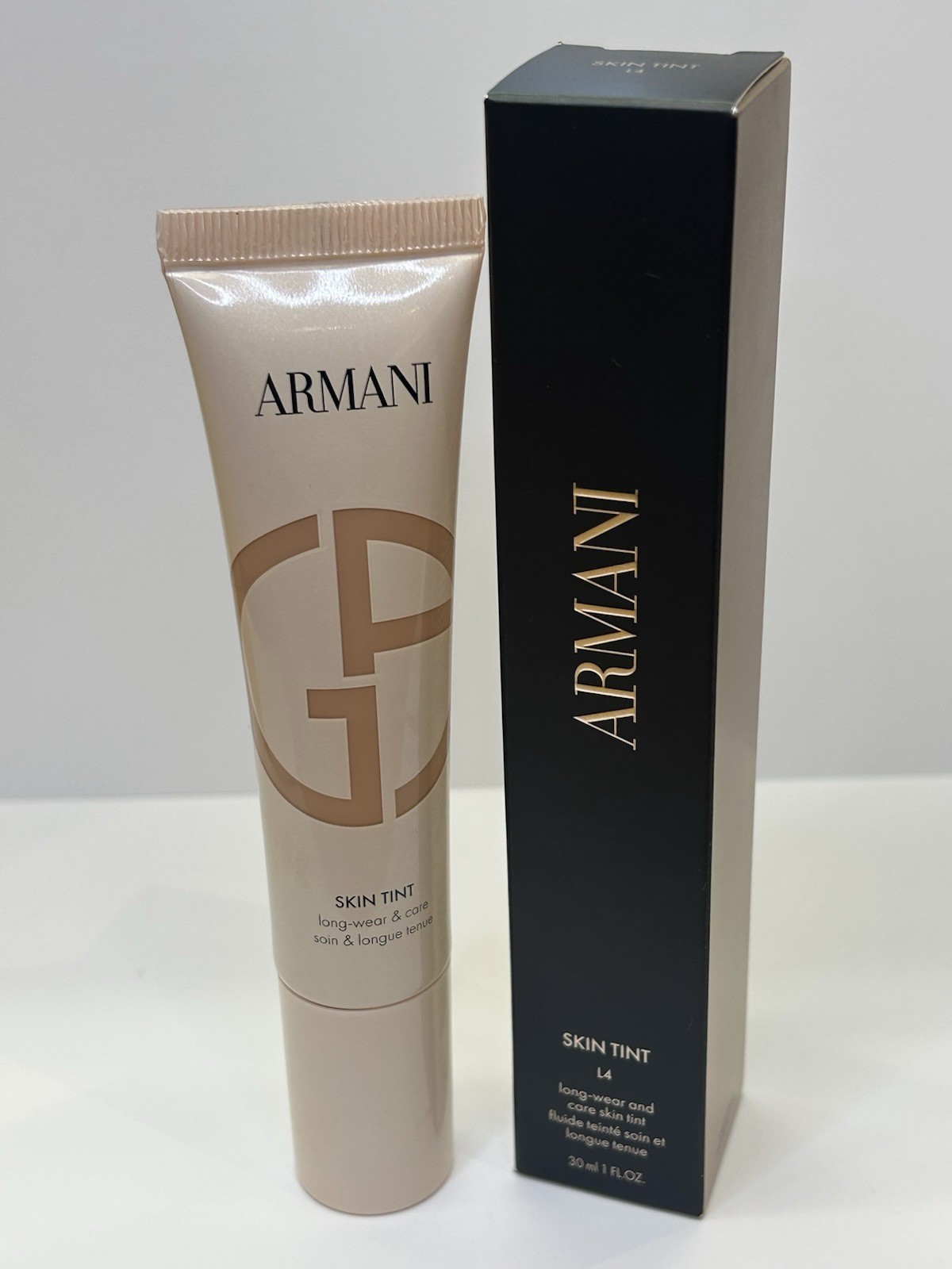 NIB Armani Beauty – L4 – Longwear radiant glow Skin Tint 30ml 1oz