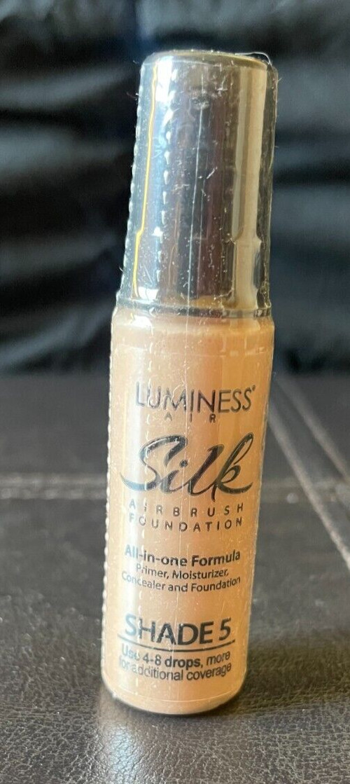 NEW Luminess Air SILK 4-1 Airbrush Shade 5 Foundation .55 fl oz