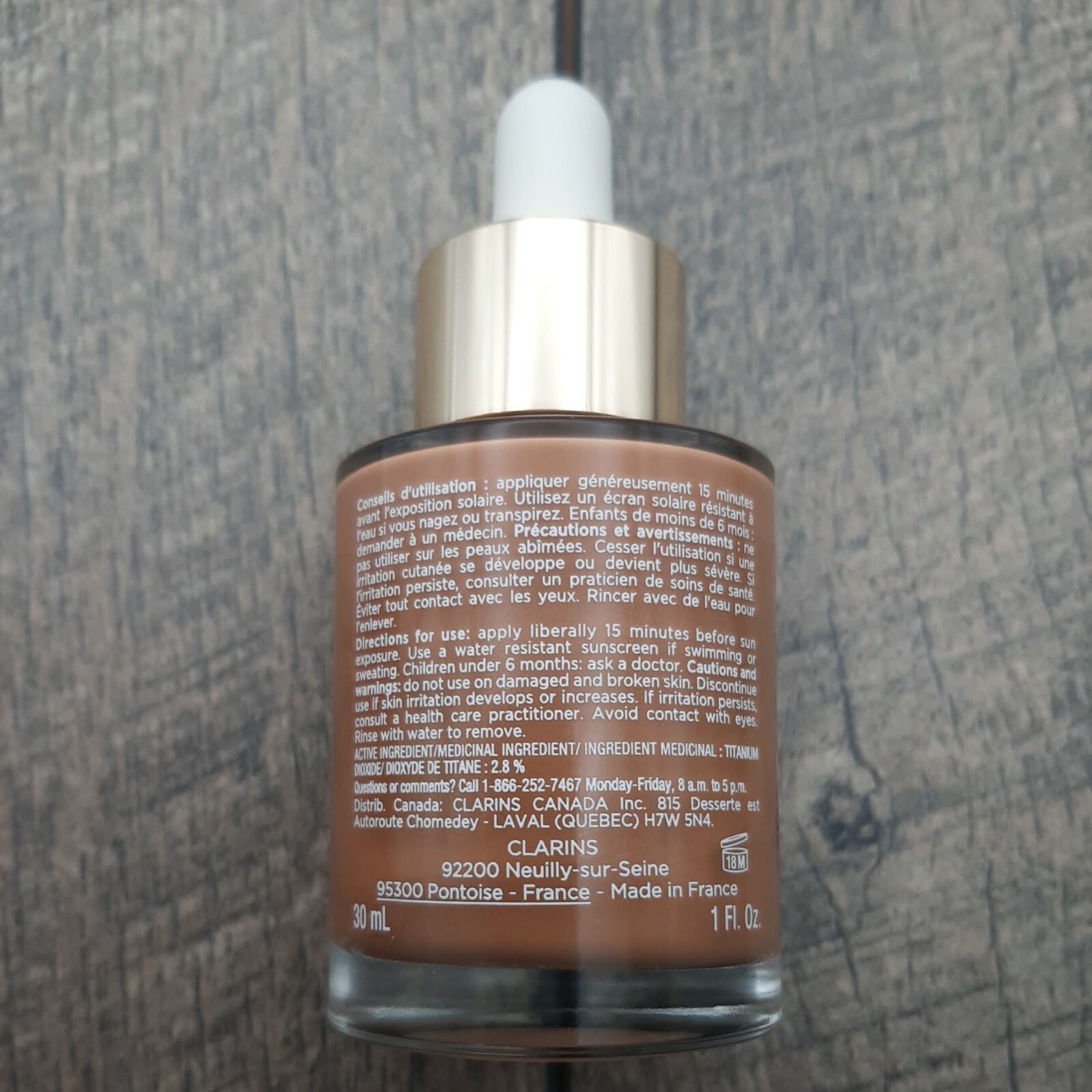 Clarins Skin Illusion Natural Hydrating Foundation 115 COGNAC