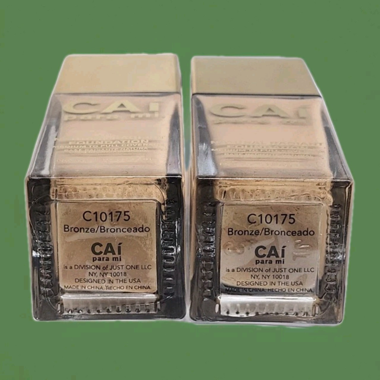 CAi Para Mi Radiant Medium To Full Coverage Foundation C10175 Bronze 2 Pcs
