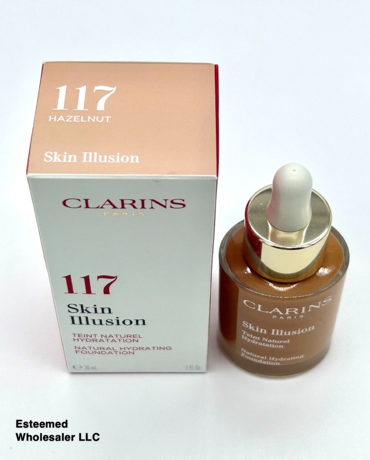 CLAINS Skin Illusion Natural Hydrating Formula 117 Hazelnut 1oz