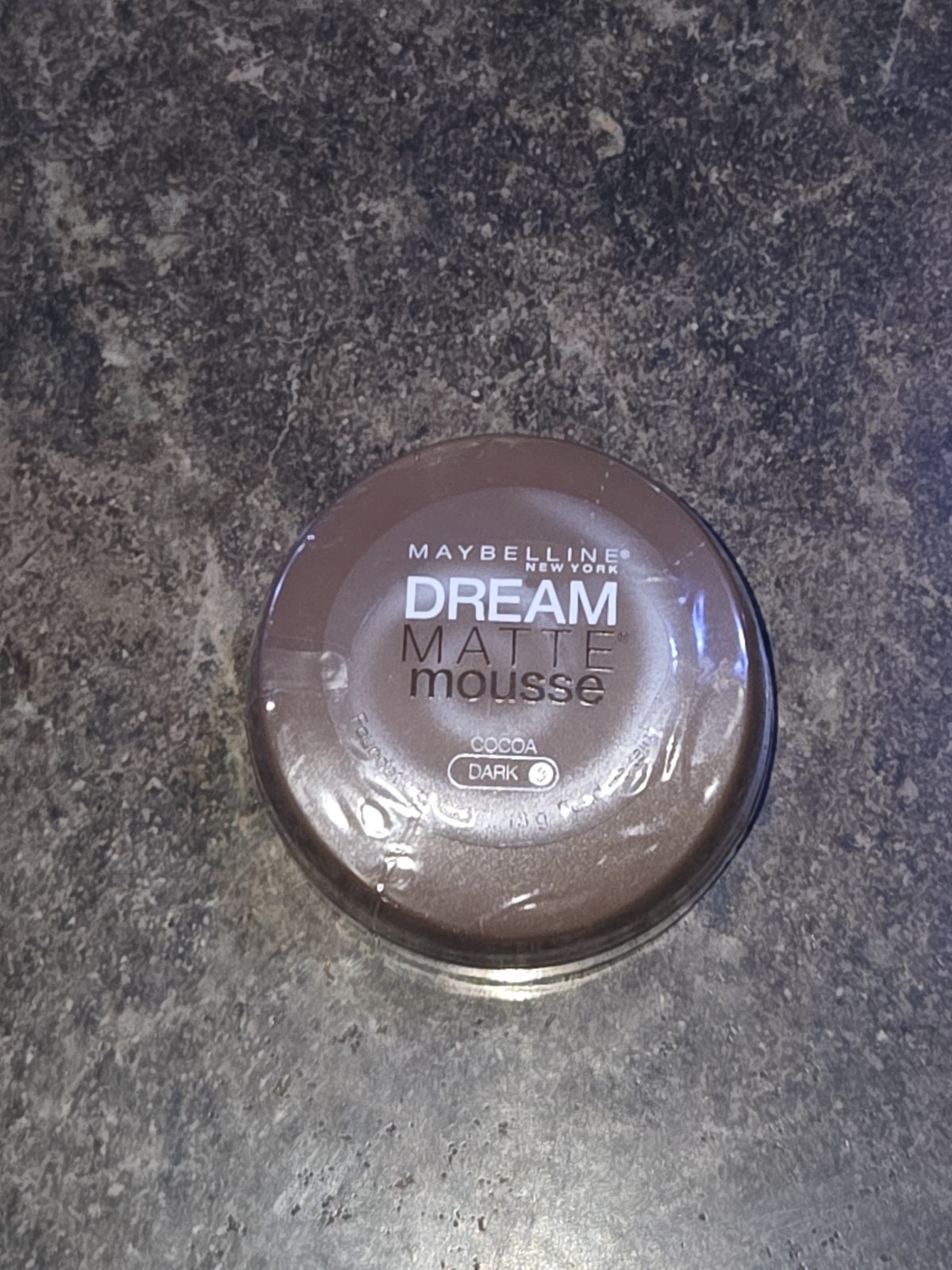 Maybelline Dream Matte Mousse Foundation COCOA 3 Dark .64 oz NEW SEALED