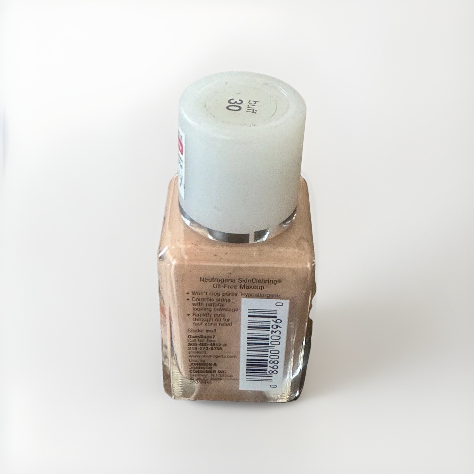Neutrogena SkinClearing Oil-Free Liquid Foundation SPF 20 Buff 30 1 fl oz