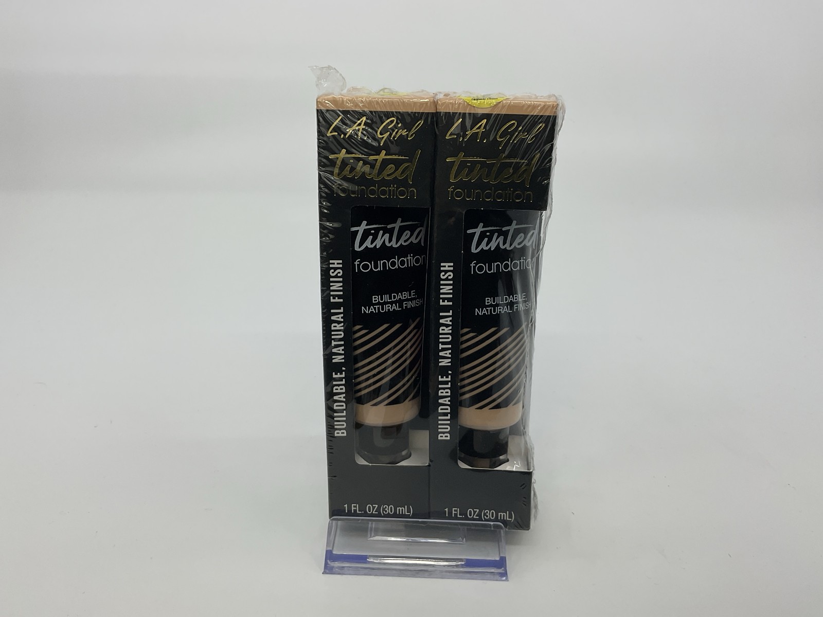 L.A. Girl Tinted Foundation GLM752 Porcelain Cream All Skin, 2 Pack