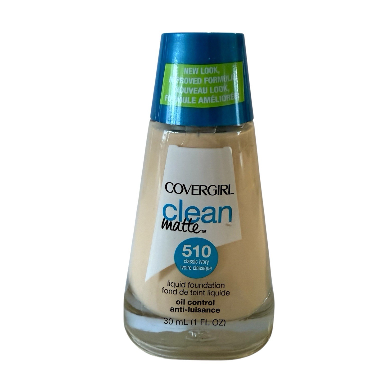 Covergirl Clean Matte Liquid Foundation Classic Ivory 510 1 fl oz Oil Control