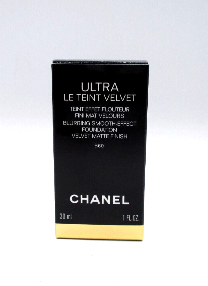 Chanel Ultra Blurring Smooth Effect Foundation Velvet Matte Finish ~ B60 ~ 1 oz