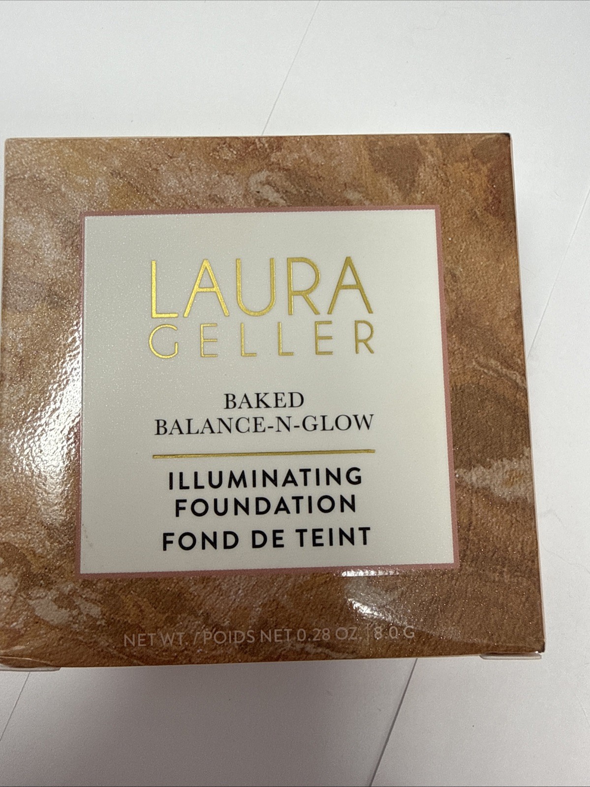 Laura Geller *Light* Baked Balance-N-Glow Illuminating Foundation 0.28 oz 8g