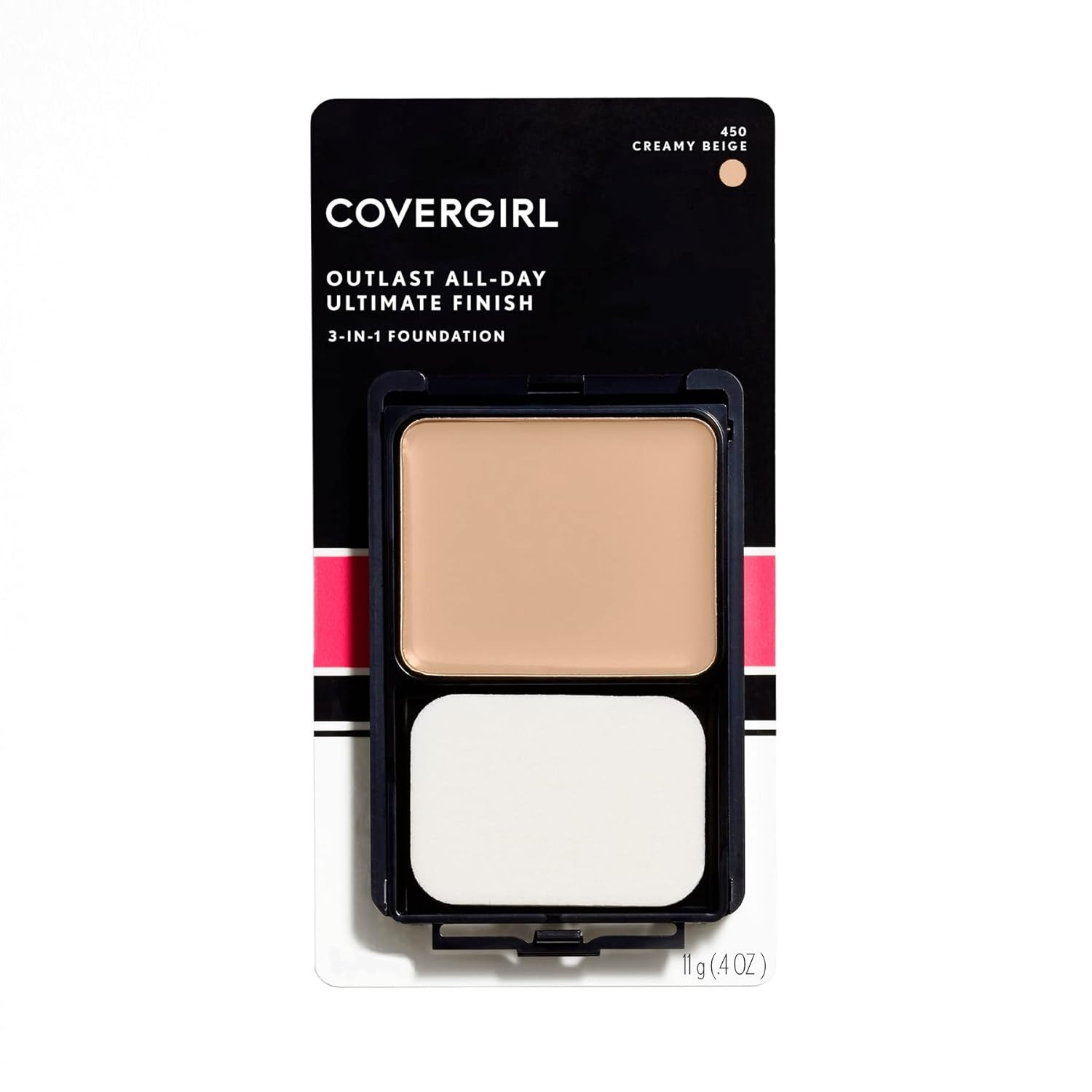 Outlast All-Day Ultimate Finish Foundation, Creamy Beige, 0.4 Ounce (Pack of 1)