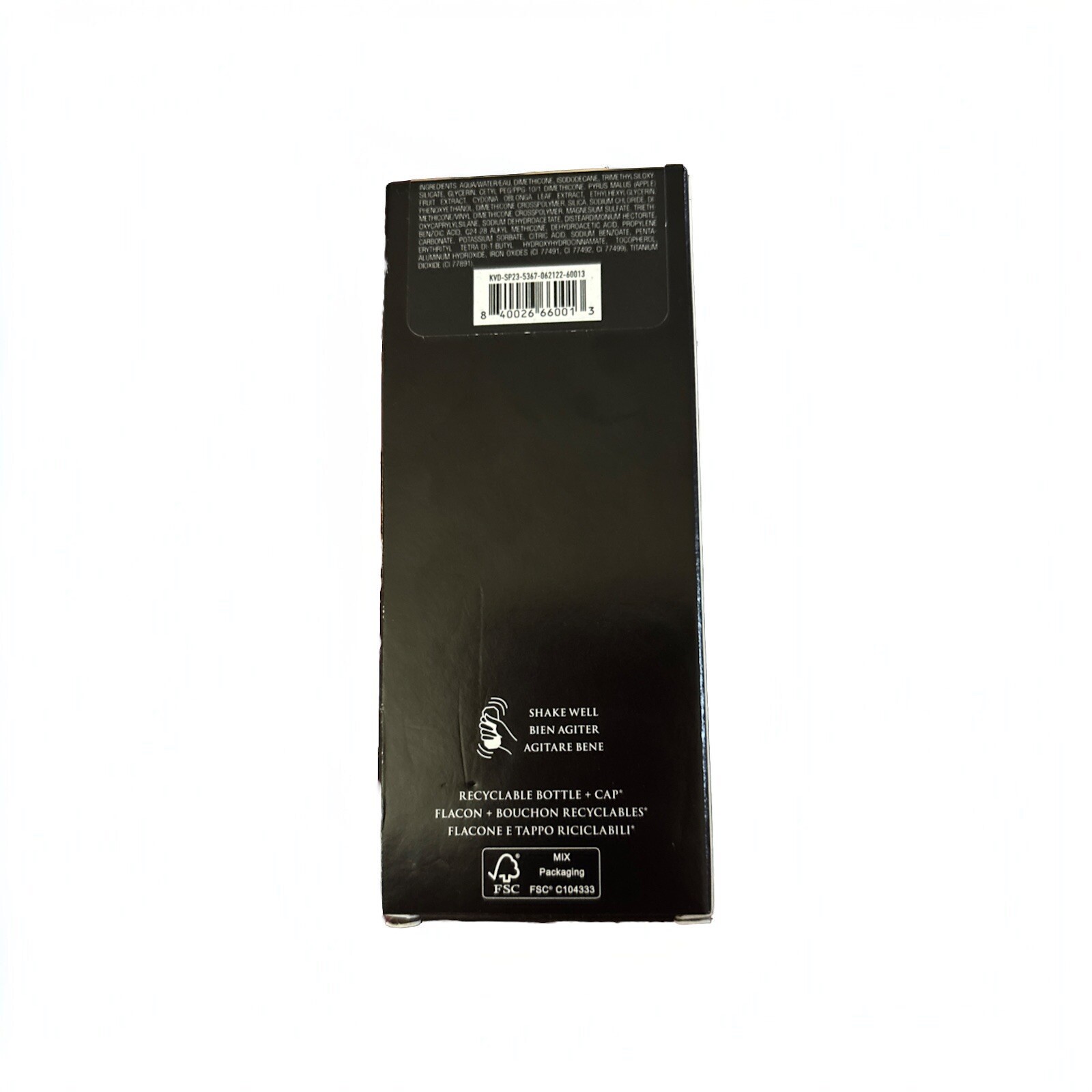 Kat Von D Good Apple Full-Coverage Serum Foundation. Light 012. 30 ml / 1 fl. oz
