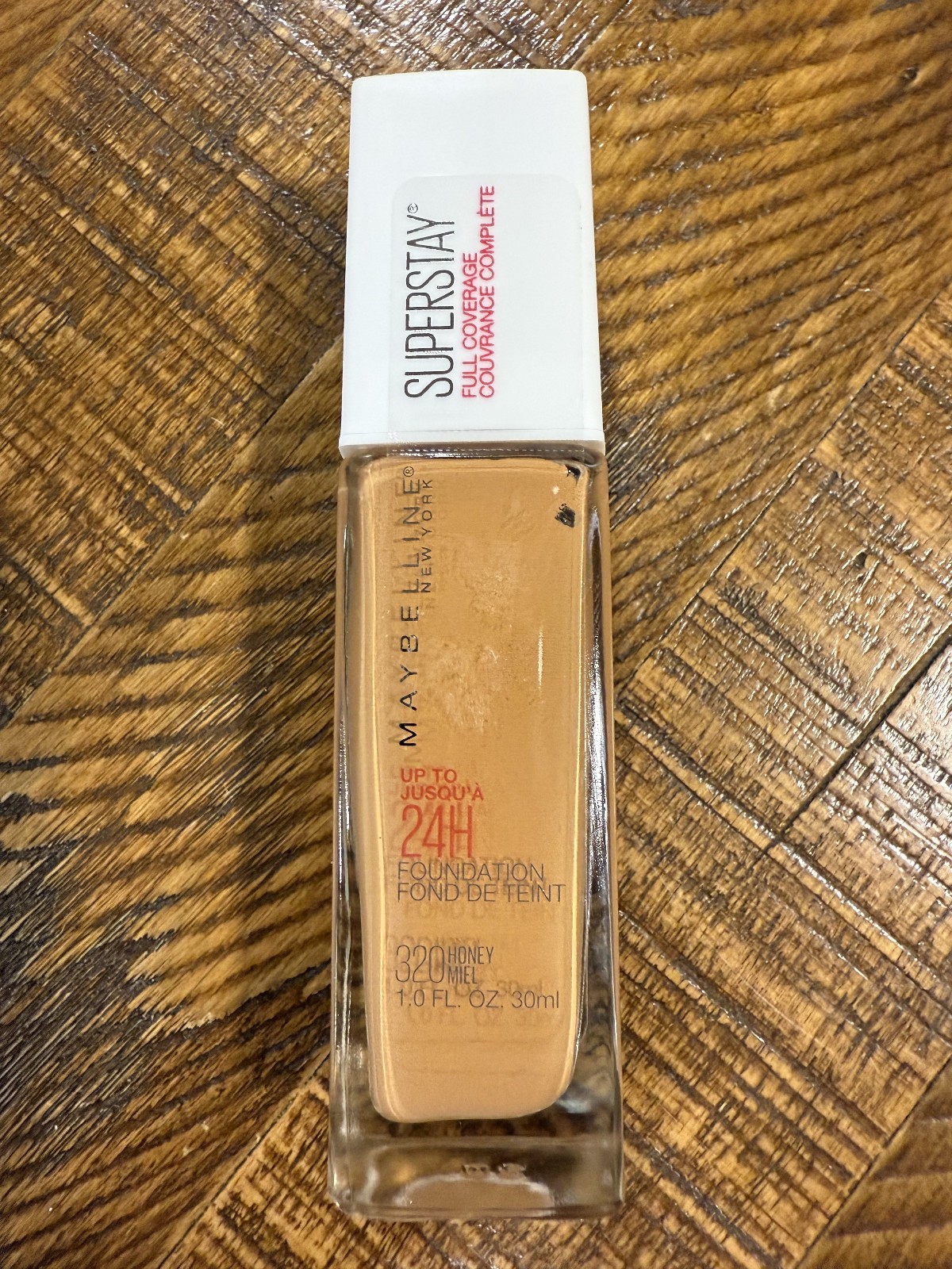 Maybelline Super Stay 24 Hour Active Wear Liquid Foundation – #320 Honey NEW