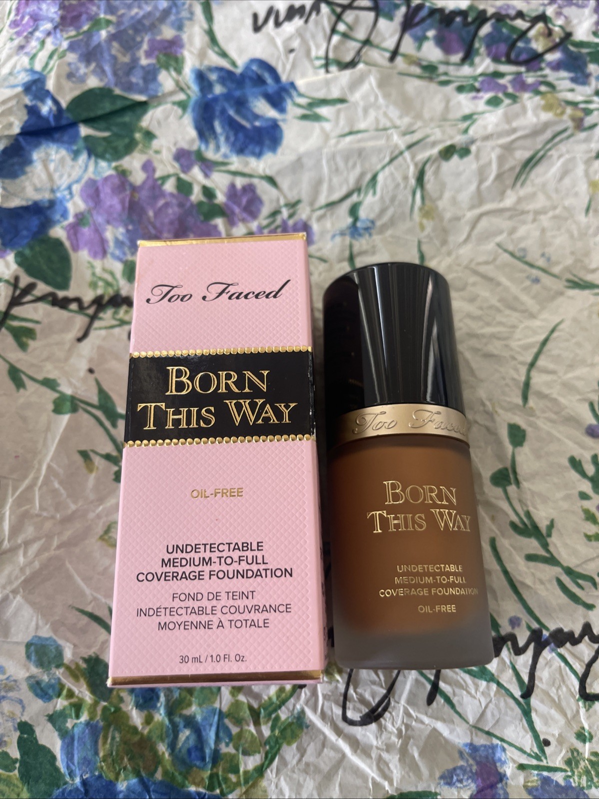 Too Faced Medium To Full Coverage Foundation (Butter Pecan) 1oz/30ml NIB