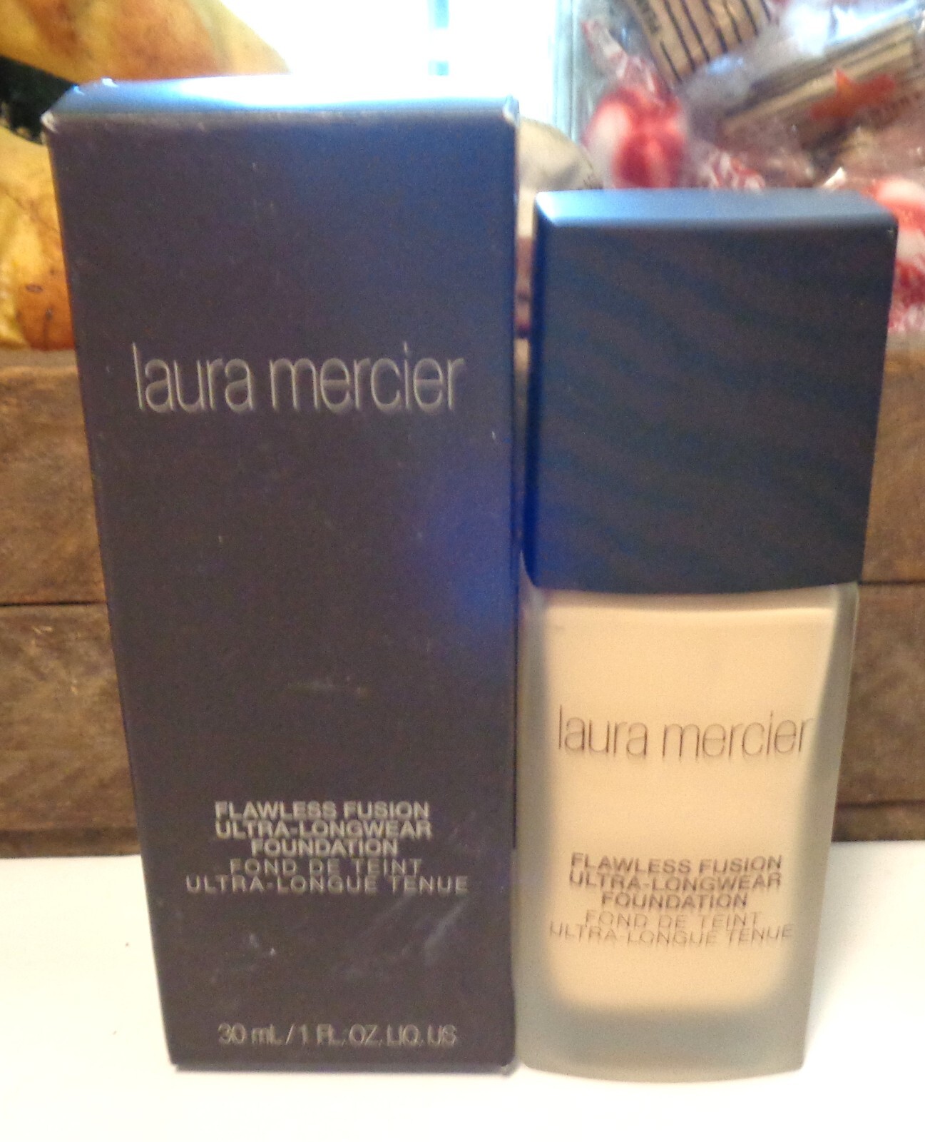 Laura Mercier Flawless Fusion Ultra-Longwear W1 IVORY Foundation 1 oz NOS