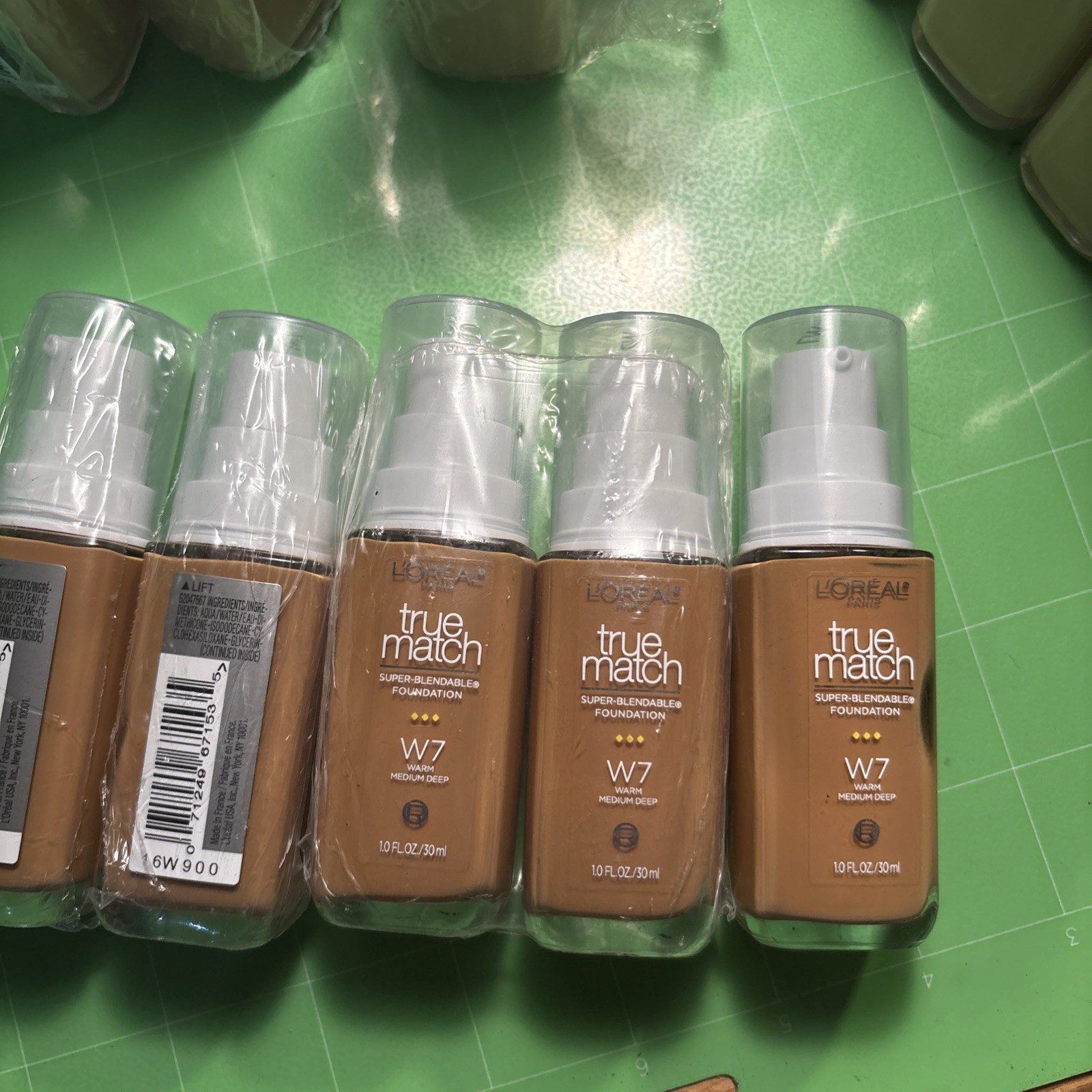 L’Oreal True Match Super Blendable Foundation W7 Warm Medium Deep Lot Of 5