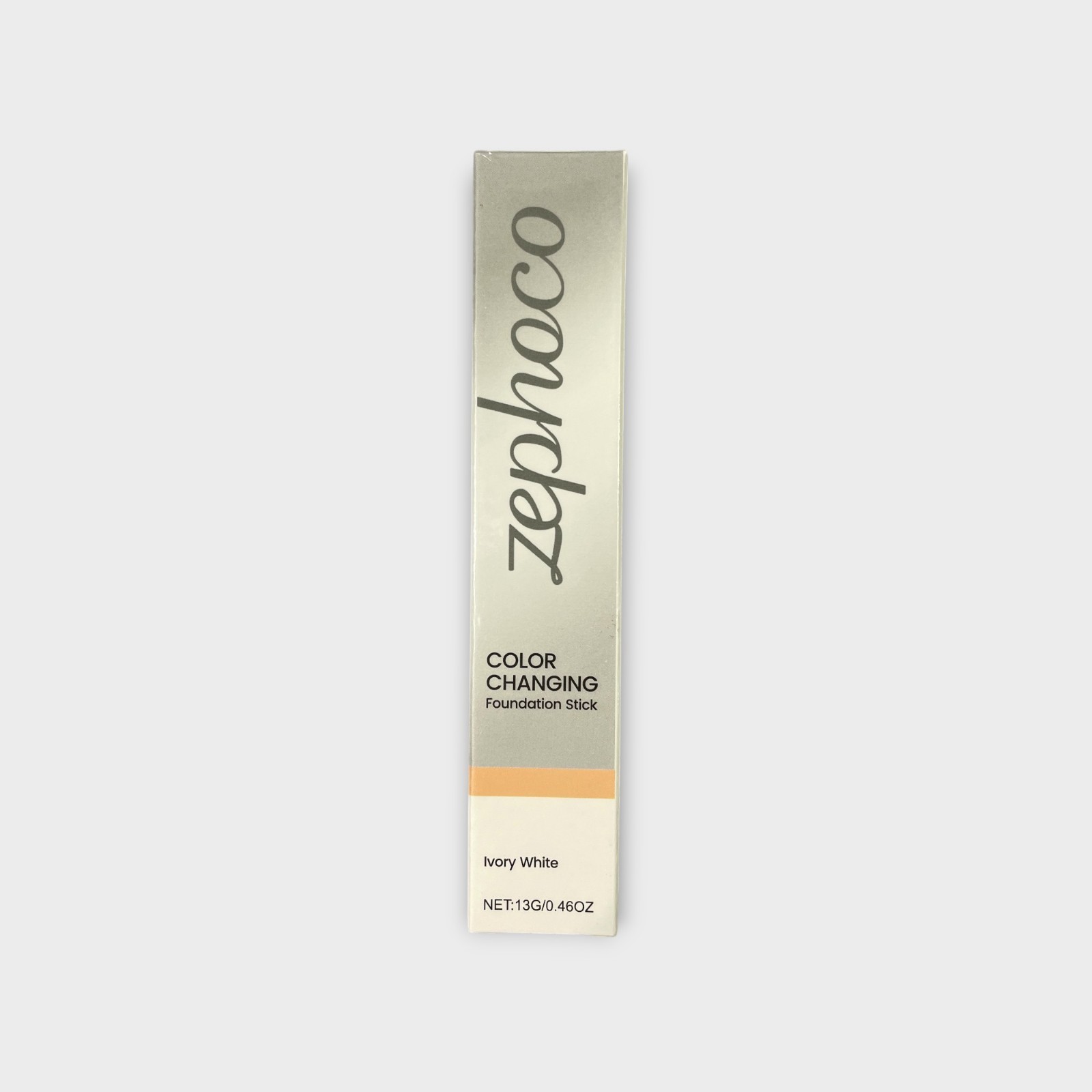 Zephoco Color Changing Foundation Stick Ivory White 13 g 0.46 oz Full Coverage
