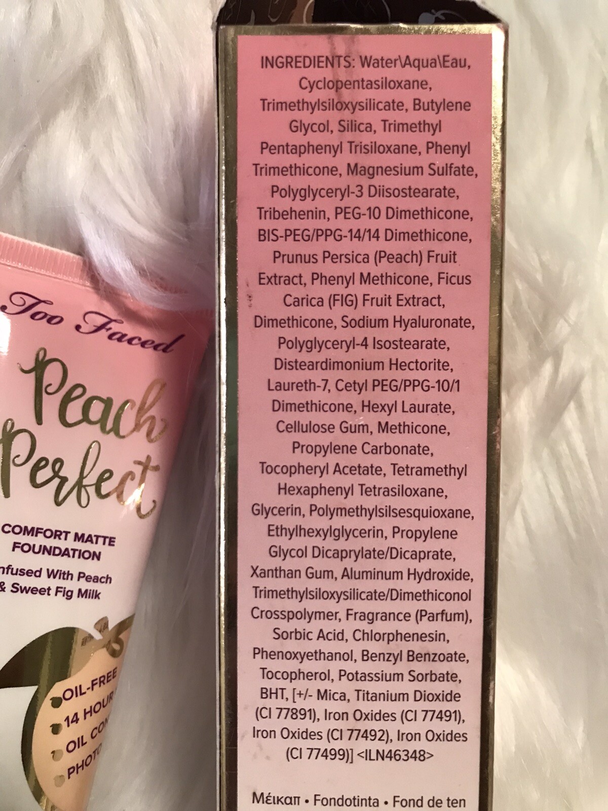 Too Faced Peach Perfect Spiced Rum Comfort Matte Foundation 48mL / 1.6 Oz. NIB