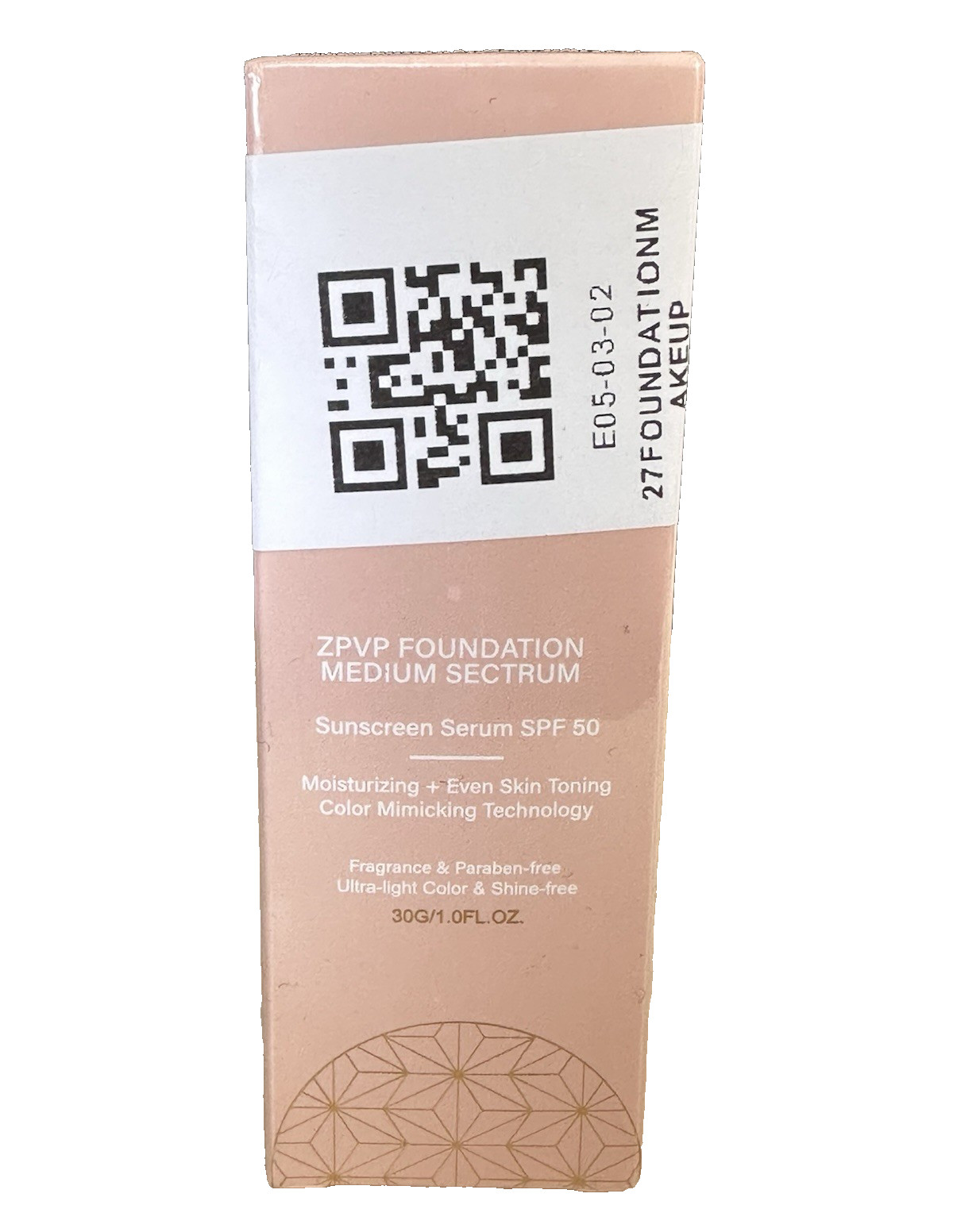 Forever Bloom Biomimic Foundation MEDIUM Spectrum Serum SPF 50 SEALED EXP 10/ 28