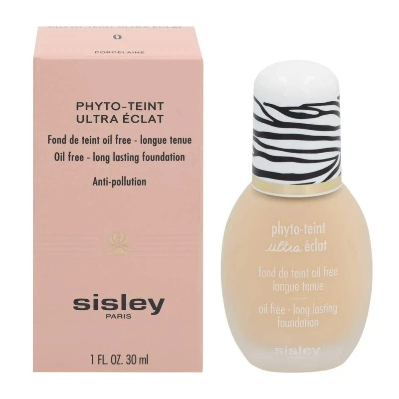 Sisley Phyto Teint Ultra Eclat Foundation Oil free #0 Porcelaine 1oz/30ml NIB