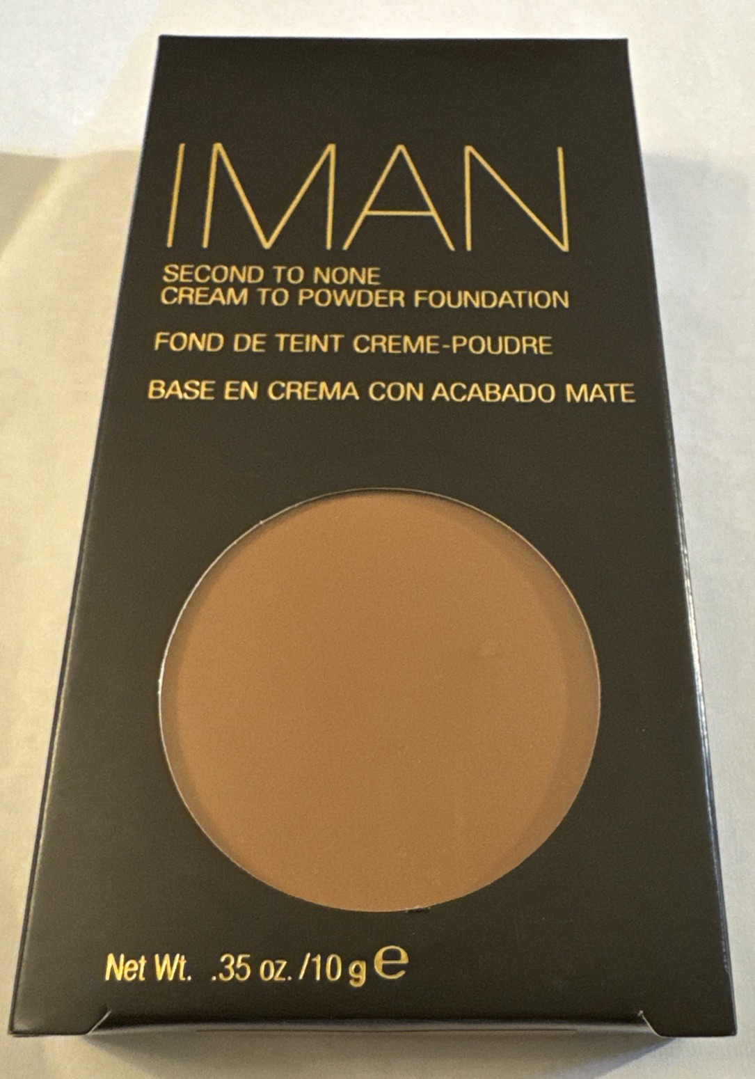 IMAN COSMETICS Second to None Cream To Powder Foundation Shade – Shade CLAY 4