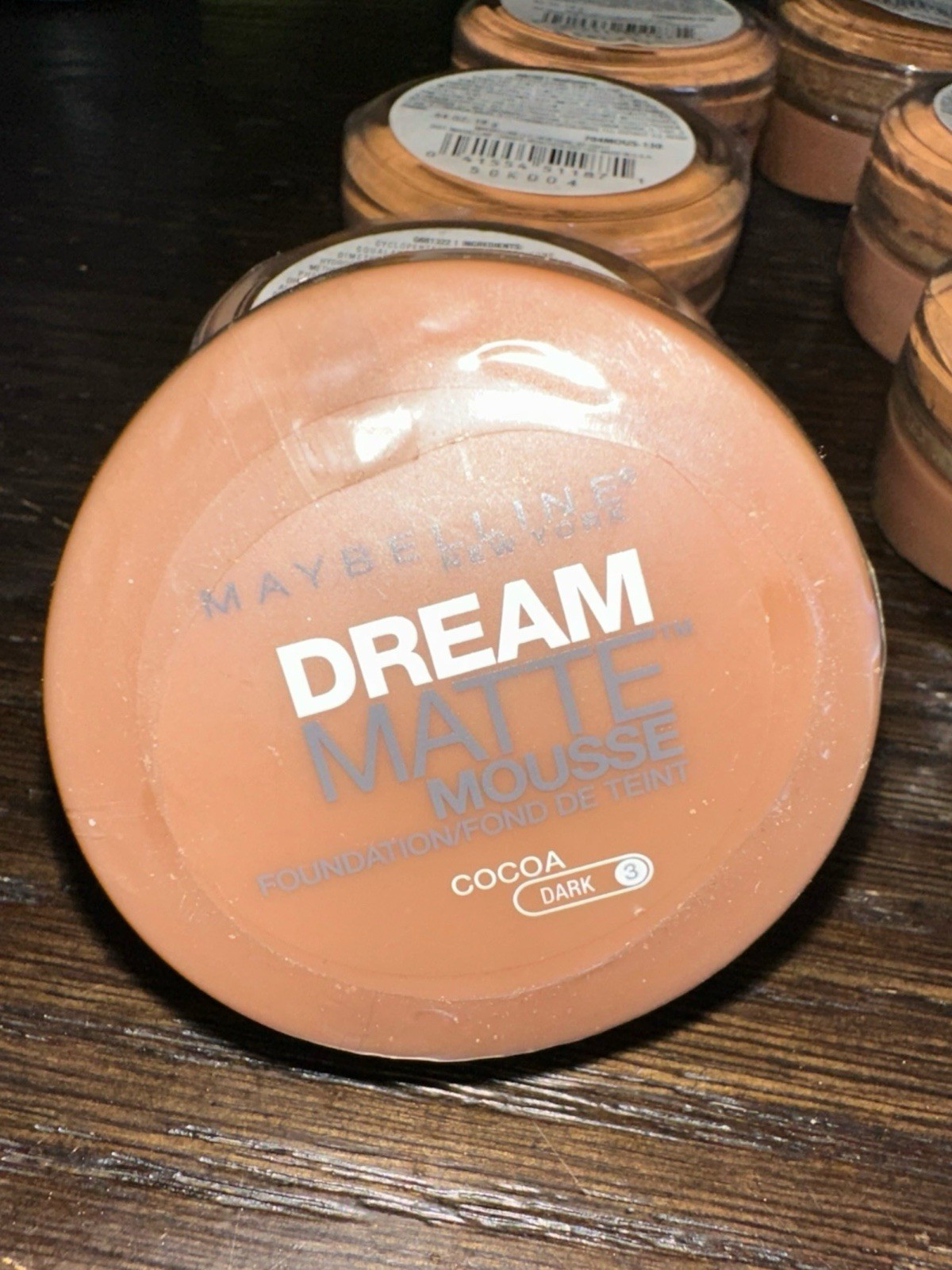 Maybelline Dream Matte Mousse Foundation Cocoa Dark 3 Discontinued Deadstock NOS