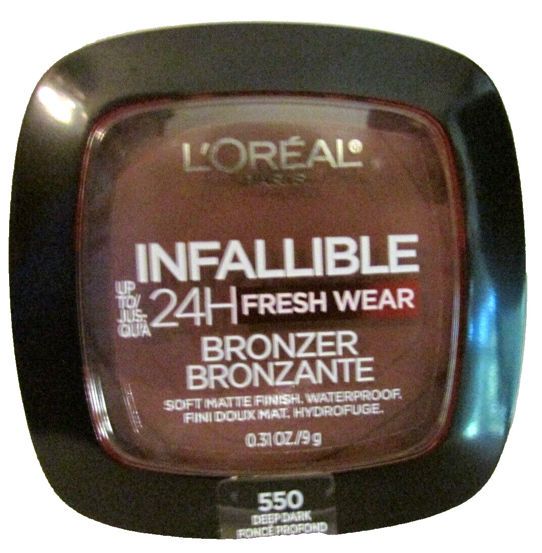 Loreal infallible 24hr fresh wear #550 bronzer soft matte finish 0.13 oz