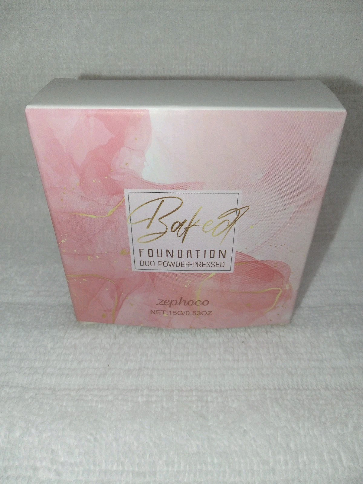 Zephoco Baked Foundation Duo Pressed Powder #04 Medium Beige. 0.53 Oz Hong Kong