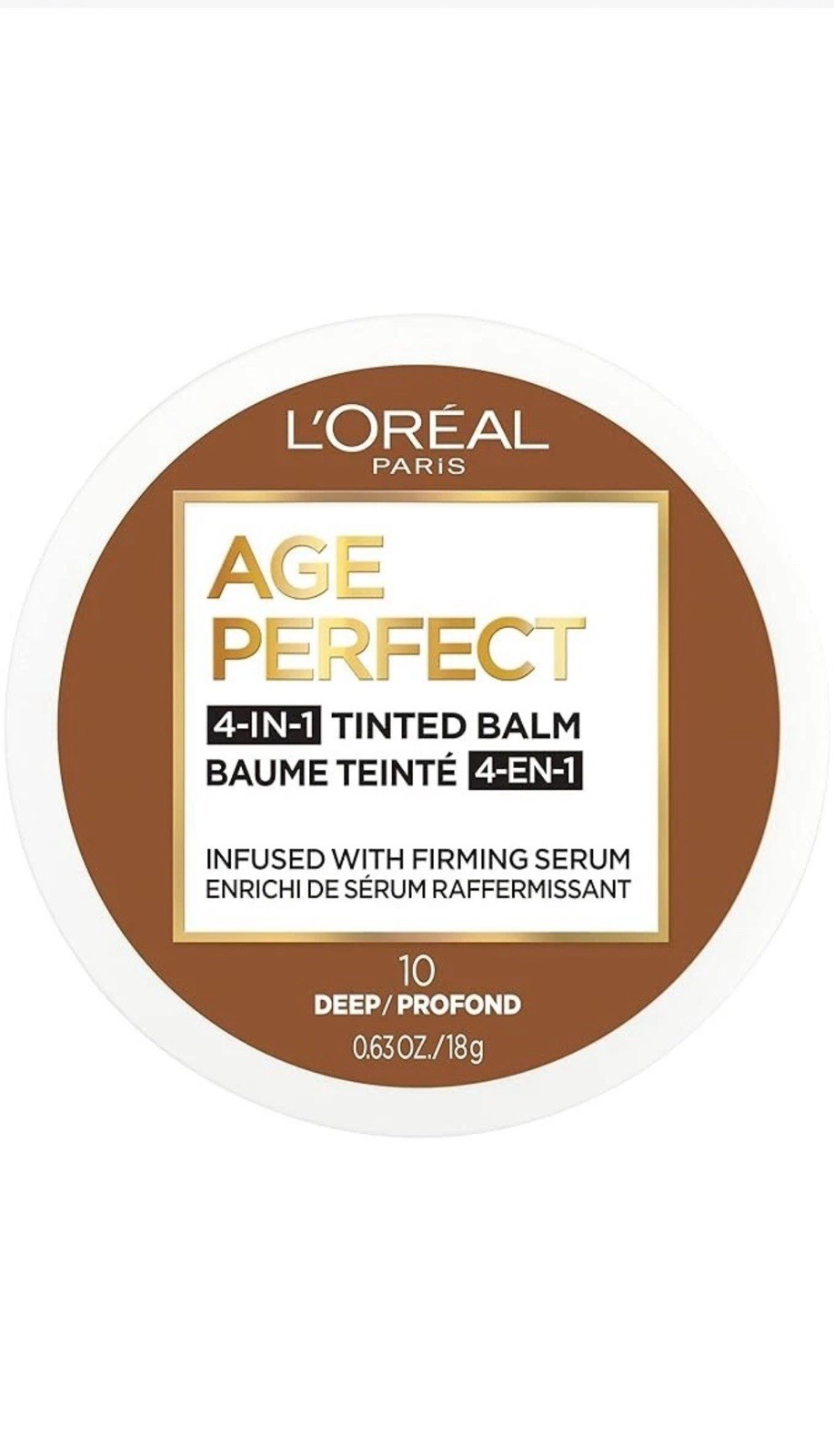L’Oreal Paris Age Perfect Balm Foundation Makeup 10 Deep
