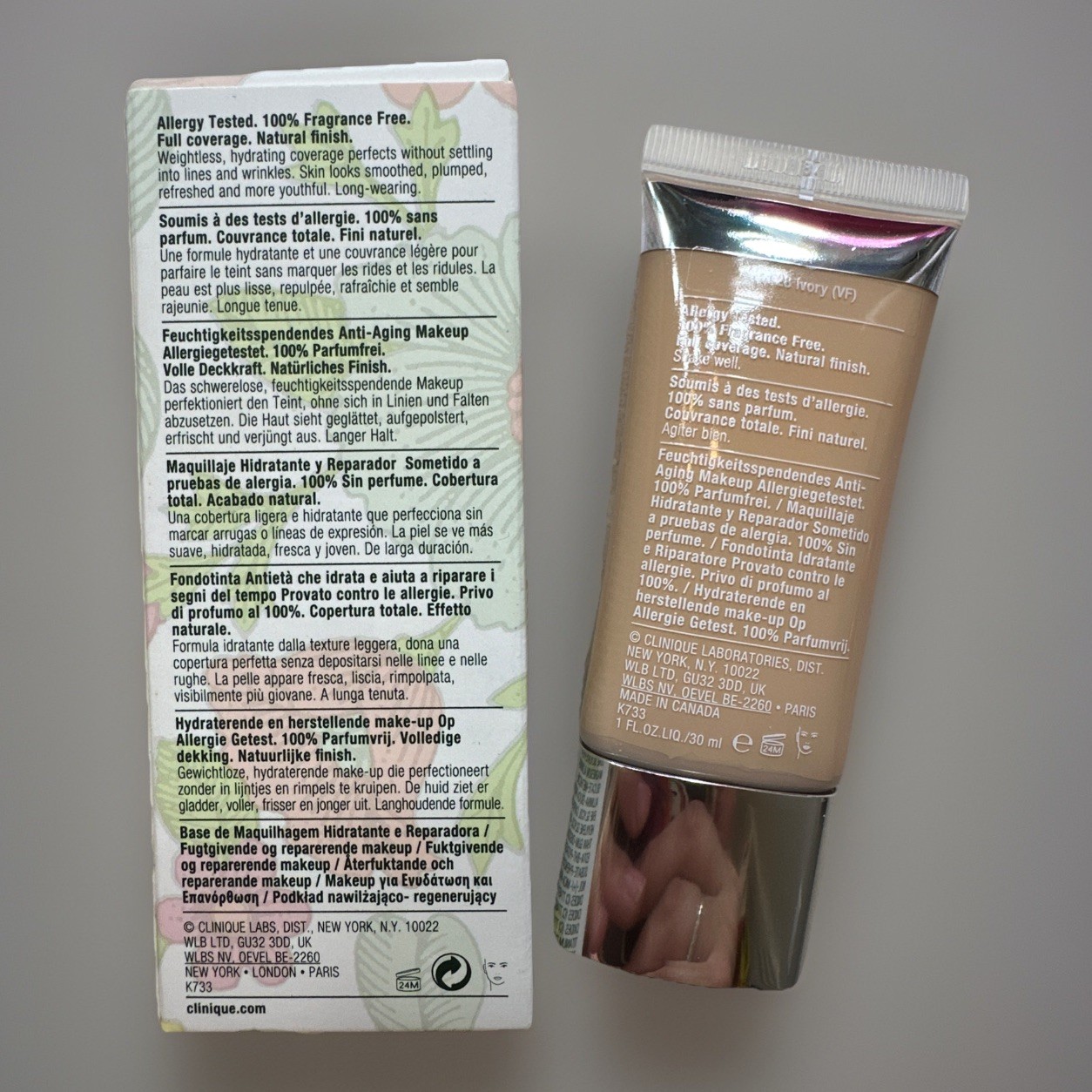 New Clinique Even Better Refresh Foundation – CN 28 IVORY 1oz – NEW