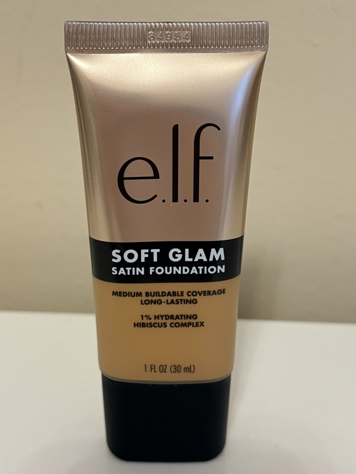 e.l.f. ELF Soft Glam Foundation Medium Coverage Long-Lasting 41 Tan Neutral 1.oz