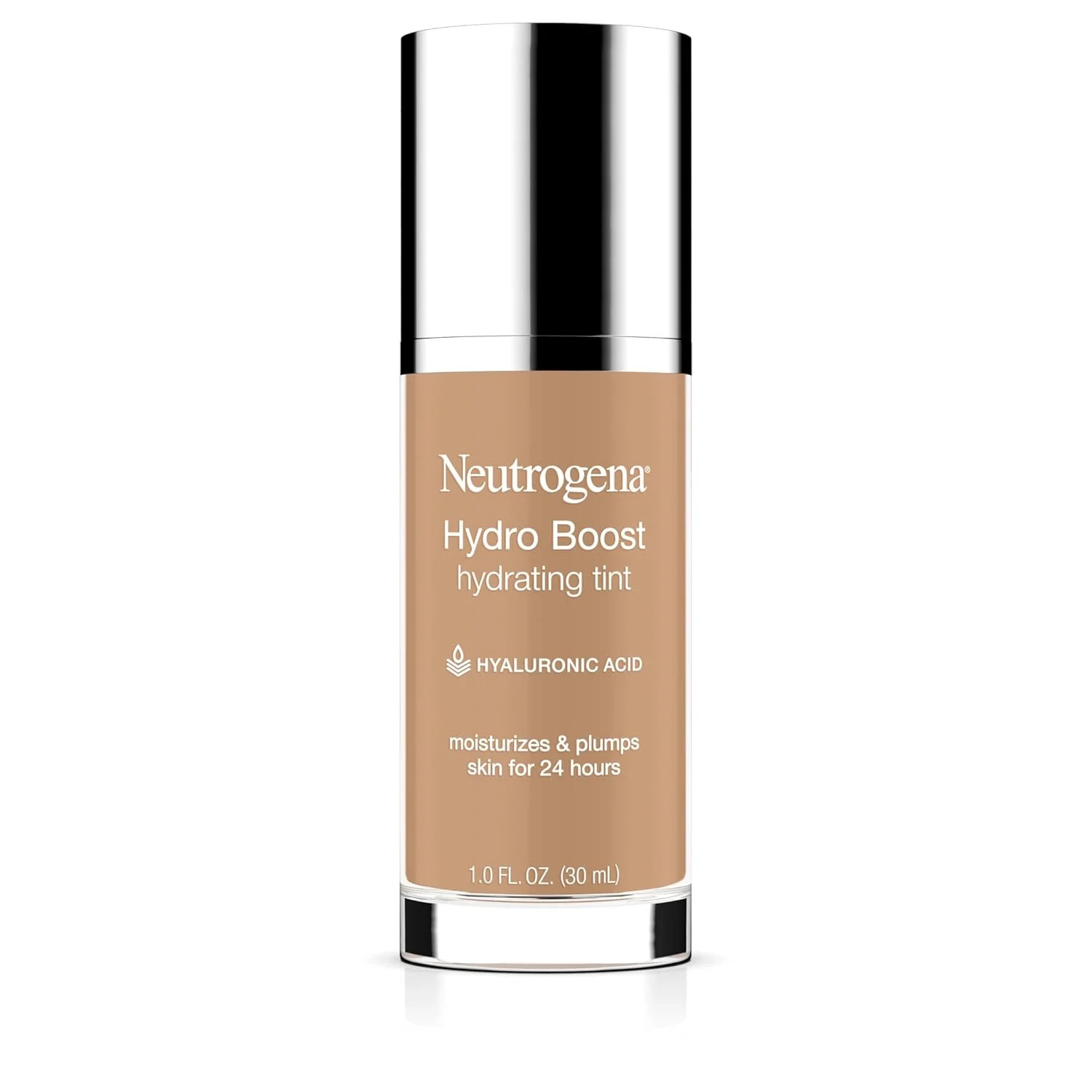 Neutrogena Hydro Boost Hydrating Tint Foundation Makeup for Dry Skin, with Hyalu