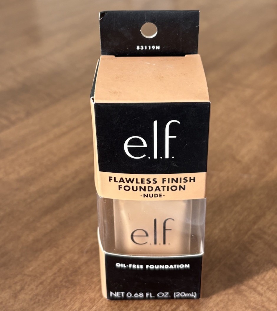 e.l.f. ELF Cosmetic Flawless Finish Foundation Oil-free Satin Finish – Nude NIB
