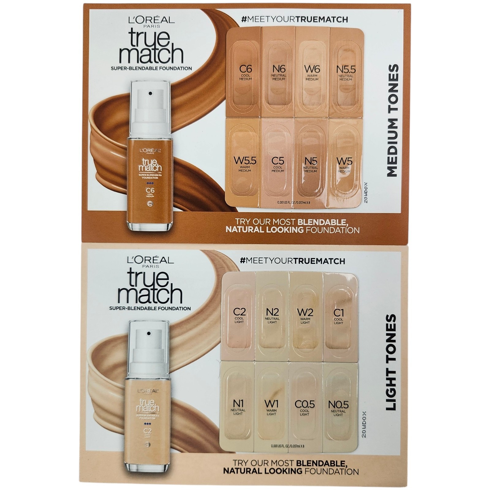 Estee Lauder MAC Clinique Revlon L’Oreal Armani Chanel Sephora Foundation Sample