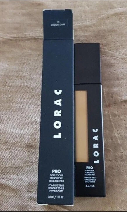 LORAC Cosmetics Pro Soft Focus Longwear Foundation ~ 1 fl oz ~ 15 Medium Dark