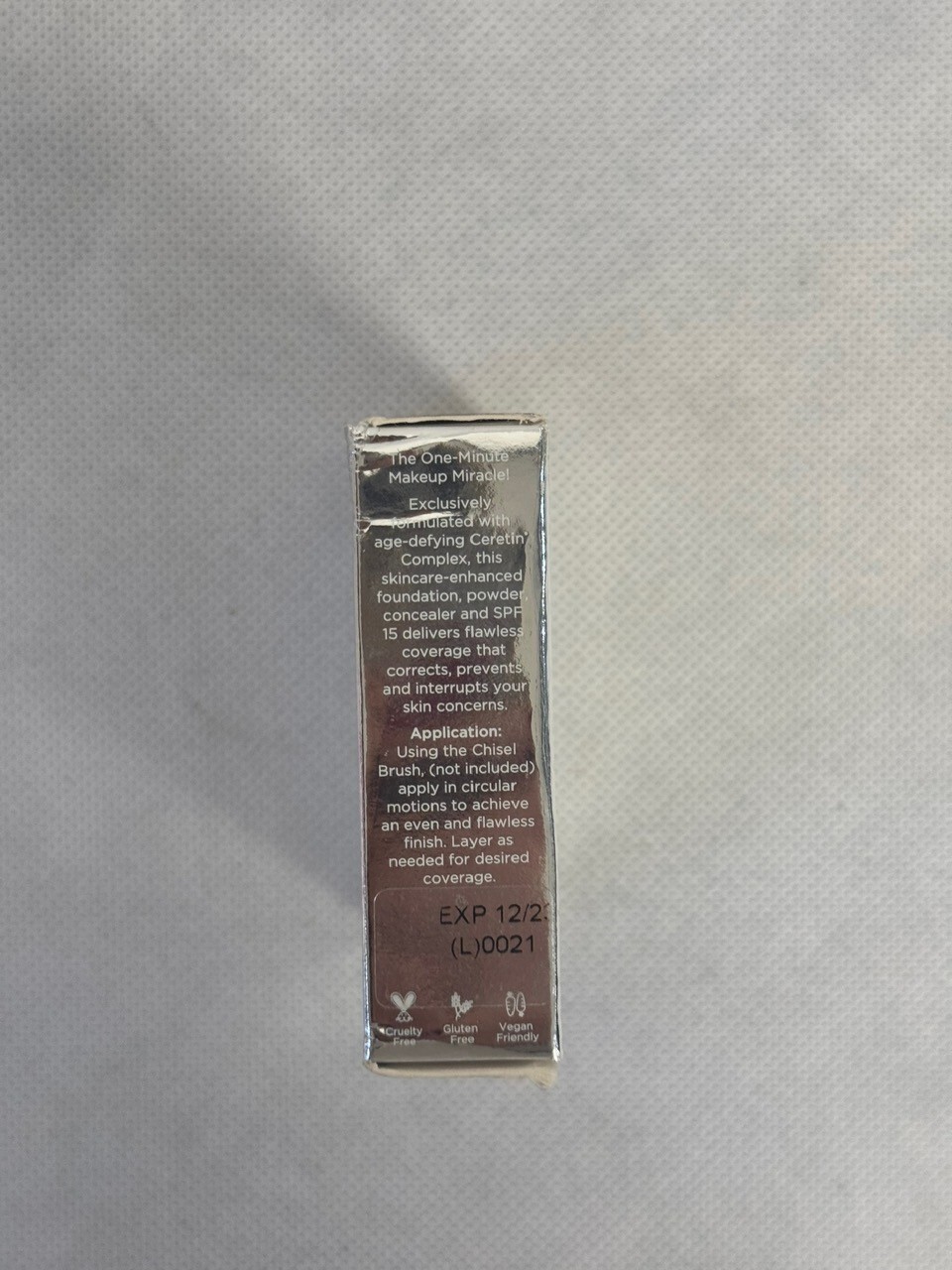 PUR 4-in-1 Pressed Mineral Makeup Broad Spectrum SPF 15 0.28oz./8g New; Cocoa