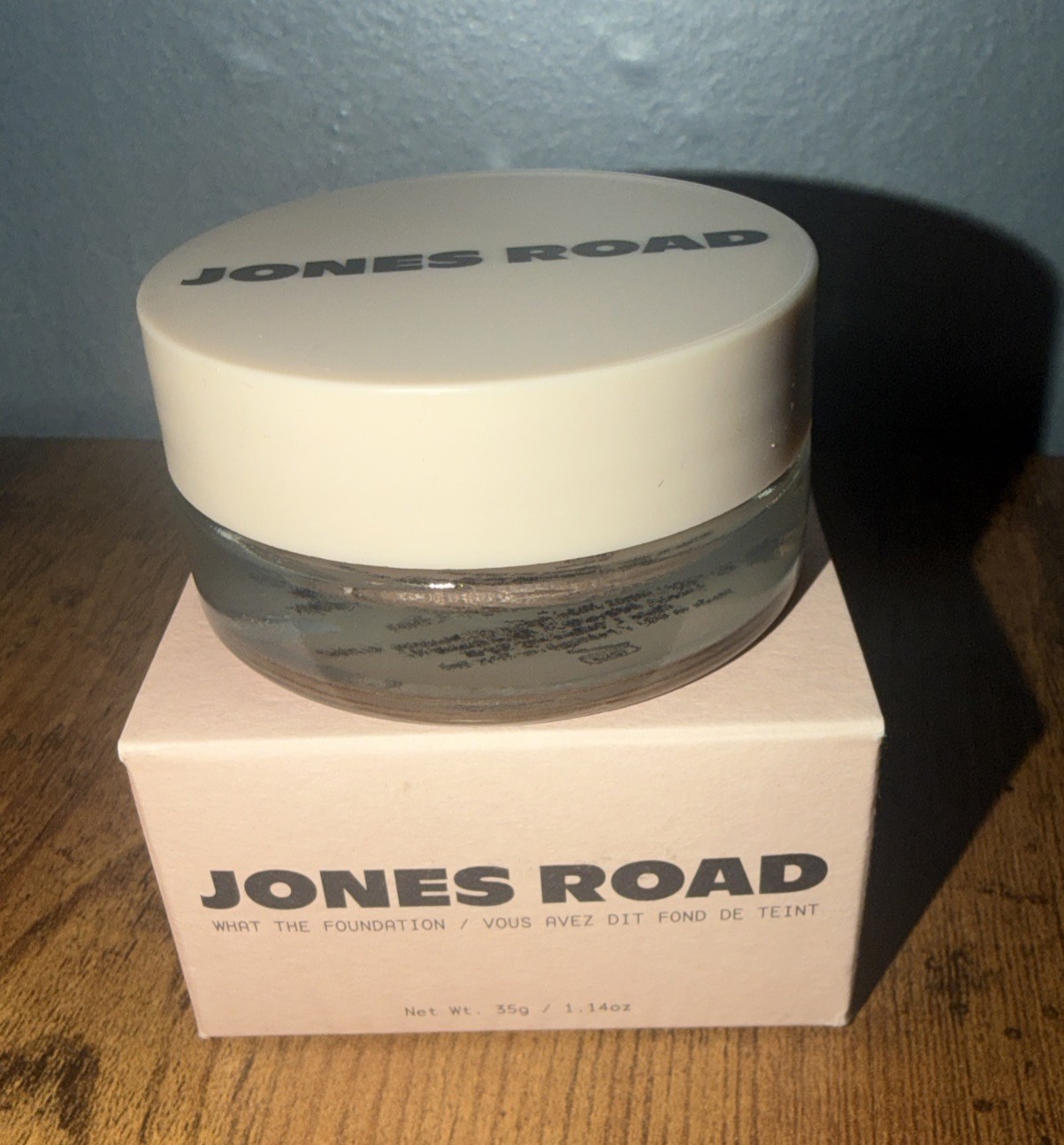 JONES ROAD What the Foundation BEIGE ~ 1.14oz / 35g ~ New In Box
