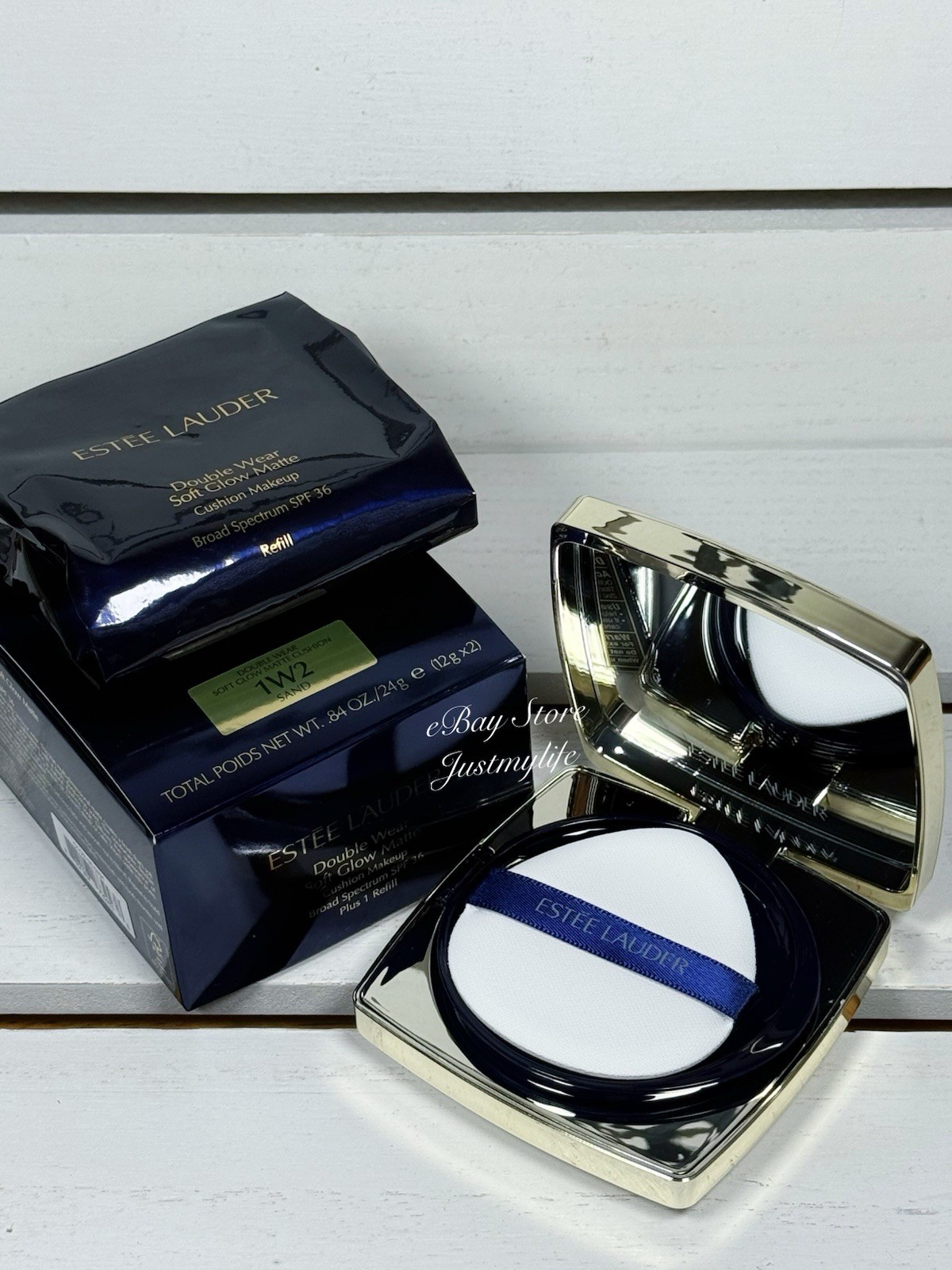 ~1w2 Sand~Estee Lauder Double Wear Soft Glow Matte Cushion Makeup SPF 36+ Refill